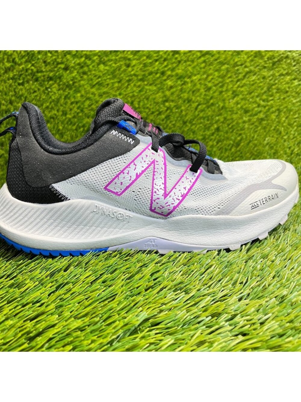 New Balance Women's White, Black & Pink All-Terrain Sneakers